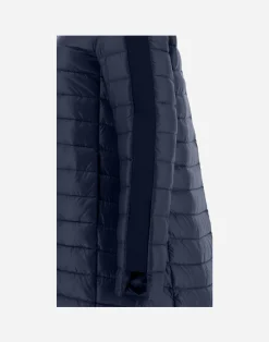 Herno Lange Daunenjacken-A-Form-Jacke Aus Nylon Ultralight Mit Shantung Details