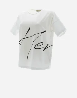 Herno T-Shirts-Bedrucktes T-Shirt Aus Interlock-Jersey