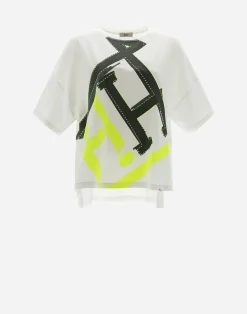 Herno T-Shirts-Bedrucktes T-Shirt Aus Interlock-Jersey