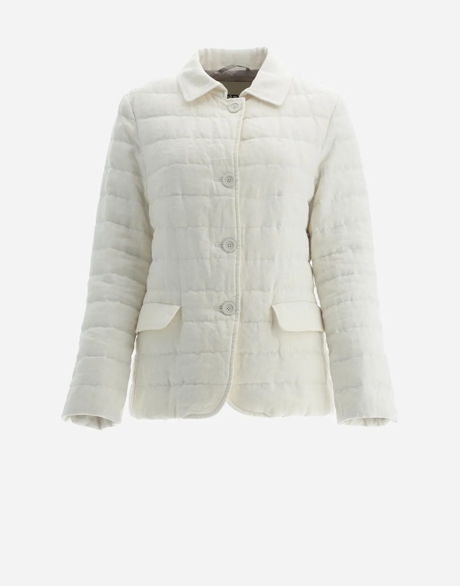 Herno Kurze Daunenjacken-Blazer Aus New Leinen