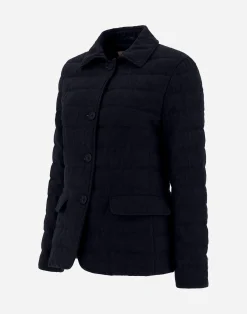 Herno Kurze Daunenjacken-Blazer Aus New Leinen