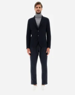 Herno Blazers-Blazer Aus Non-Washed Light Scuba