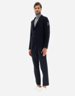 Herno Blazers-Blazer Aus Non-Washed Light Scuba