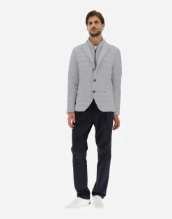 Herno Kurze Daunenjacken-Blazer Aus Nuage Mit Details Aus Monogram