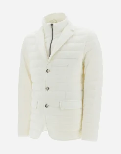 Herno Kurze Daunenjacken-Blazer Aus Nuage Mit Details Aus Monogram