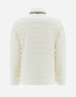 Herno Kurze Daunenjacken-Blazer Aus Nuage Mit Details Aus Monogram