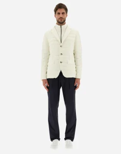 Herno Kurze Daunenjacken-Blazer Aus Nuage Mit Details Aus Monogram