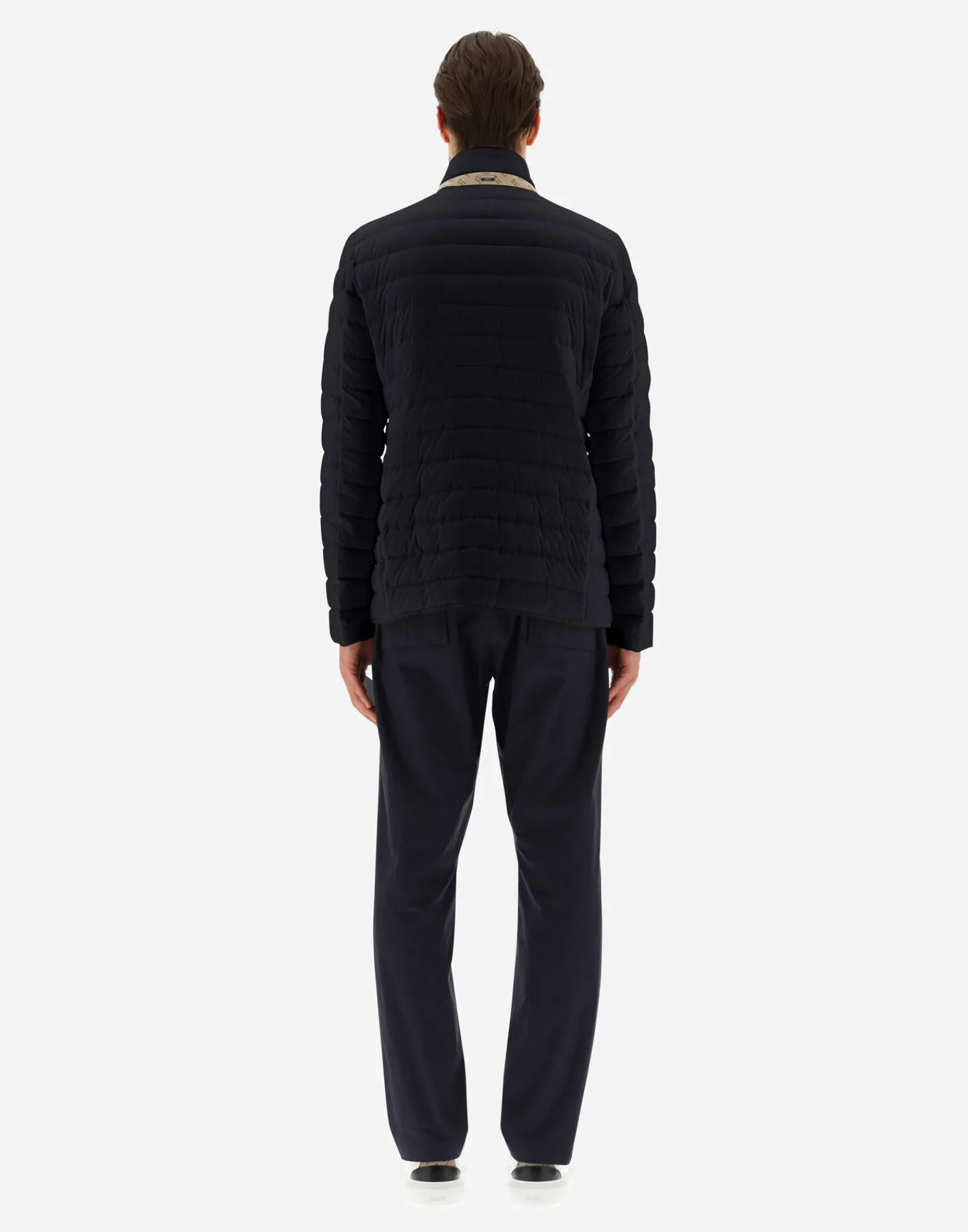 Herno Kurze Daunenjacken-Blazer Aus Nuage Mit Details Aus Monogram