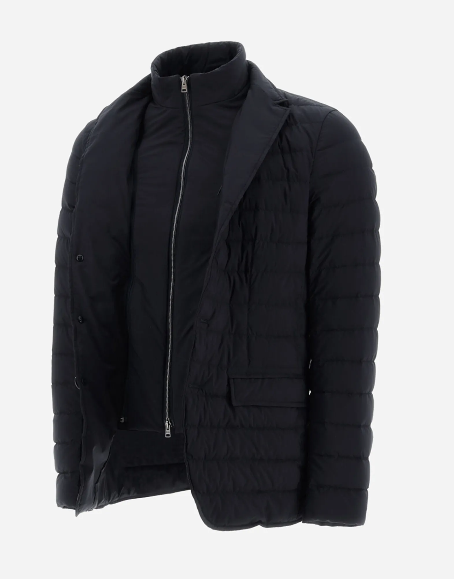 Herno Kurze Daunenjacken-Blazer Aus Nuage Mit Details Aus Monogram