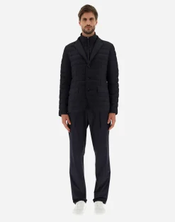 Herno Kurze Daunenjacken-Blazer Aus Nuage Mit Details Aus Monogram