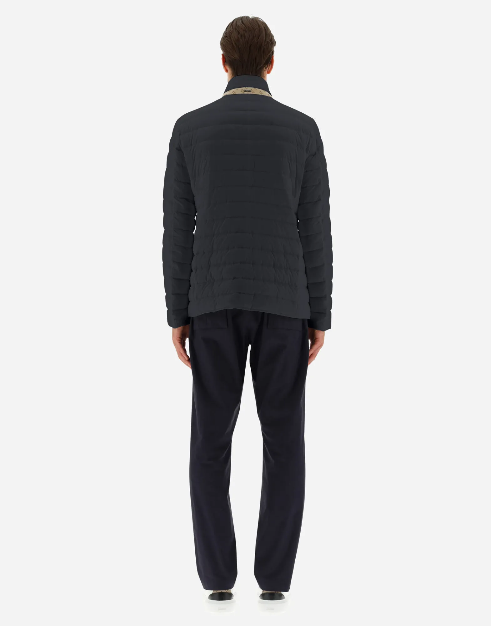 Herno Kurze Daunenjacken-Blazer Aus Nuage Mit Details Aus Monogram