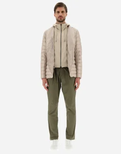 Herno Kurze Daunenjacken-Blazer Aus Nylon Ultralight & Fleece