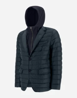 Herno Kurze Daunenjacken-Blazer Aus Nylon Ultralight & Fleece