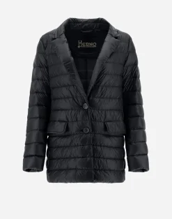 Herno Kurze Daunenjacken-Blazer Aus Nylon Ultralight