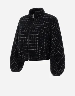 Herno Bomber-Bomberjacke Aus Casual Tweed