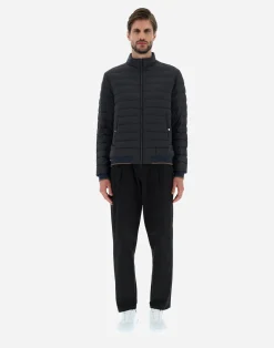Herno Kurze Daunenjacken-Bomberjacke Aus Nuage Mit Details Aus Monogram