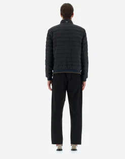 Herno Kurze Daunenjacken-Bomberjacke Aus Nuage Mit Details Aus Monogram