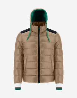 Herno Kurze Daunenjacken-Bomberjacke Aus Nylon Ultralight & Plaster