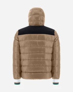 Herno Kurze Daunenjacken-Bomberjacke Aus Nylon Ultralight & Plaster