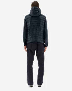 Herno Kurze Daunenjacken-Bomberjacke Aus Nylon Ultralight & Plaster