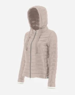 Herno Bomber-Bomberjacke Aus Nylon Ultralight Bomber Und Lurex Sweater