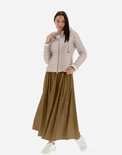 Herno Bomber-Bomberjacke Aus Nylon Ultralight Bomber Und Lurex Sweater