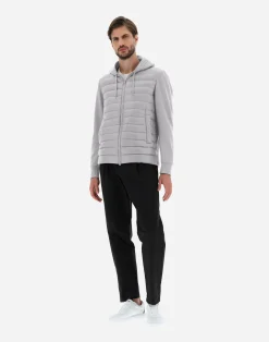 Herno Kurze Daunenjacken-Bomberjacke Aus Nylon Ultralight & Fleece