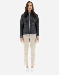 Herno Bomber-Bomberjacke Aus Nylon Ultralight Bomber Und Lurex Sweater