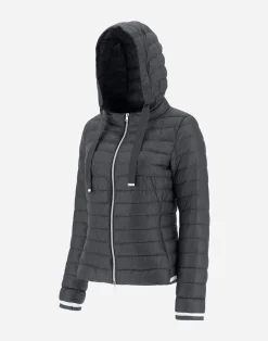 Herno Bomber-Bomberjacke Aus Nylon Ultralight Bomber Und Lurex Sweater