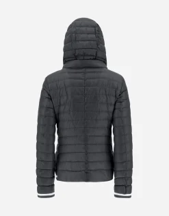 Herno Bomber-Bomberjacke Aus Nylon Ultralight Bomber Und Lurex Sweater