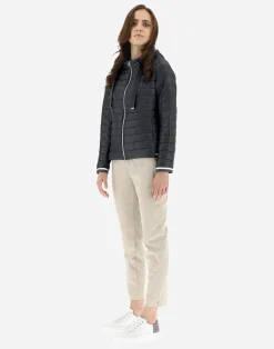 Herno Bomber-Bomberjacke Aus Nylon Ultralight Bomber Und Lurex Sweater