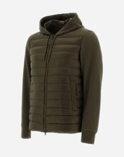 Herno Kurze Daunenjacken-Bomberjacke Aus Nylon Ultralight & Fleece