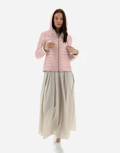 Herno Bomber-Bomberjacke Aus Nylon Ultralight Bomber Und Lurex Sweater