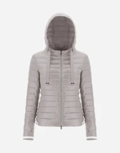 Herno Bomber-Bomberjacke Aus Nylon Ultralight Bomber Und Lurex Sweater