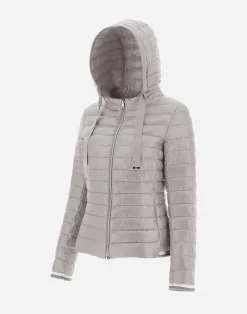 Herno Bomber-Bomberjacke Aus Nylon Ultralight Bomber Und Lurex Sweater