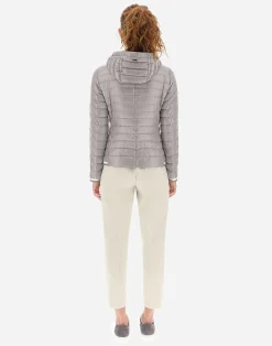 Herno Bomber-Bomberjacke Aus Nylon Ultralight Bomber Und Lurex Sweater