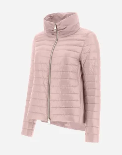 Herno Kurze Daunenjacken-Bomberjacke Aus Nylon Ultralight & New Techno Taft