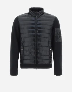 Herno Kurze Daunenjacken-Bomberjacke Aus Nylon Ultralight & Fleece