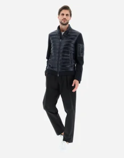 Herno Kurze Daunenjacken-Bomberjacke Aus Nylon Ultralight & Fleece