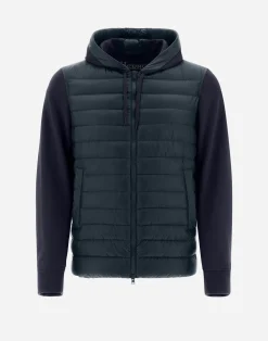 Herno Kurze Daunenjacken-Bomberjacke Aus Nylon Ultralight & Fleece