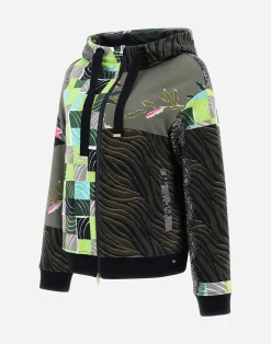Herno Bomber-Bomberjacke Aus Safari Patch Sweater