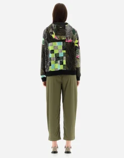 Herno Bomber-Bomberjacke Aus Safari Patch Sweater