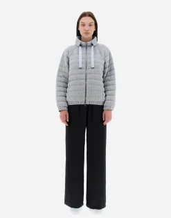 Herno Kurze Daunenjacken-Bomberjacke Aus Shiny Rock
