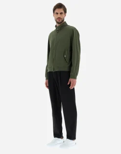 Herno Bomber-Bomberjacke Aus Stuckgefarbtem Leinen & Baumwolle