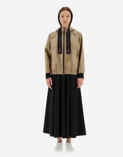 Herno Bomber-Bomberjacke Aus Techno Paper