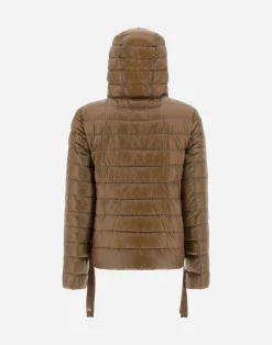 Herno Kurze Daunenjacken-Bomberjacke Mit Kapuze Aus Nylon Ultralight