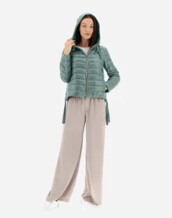 Herno Kurze Daunenjacken-Bomberjacke Mit Kapuze Aus Nylon Ultralight