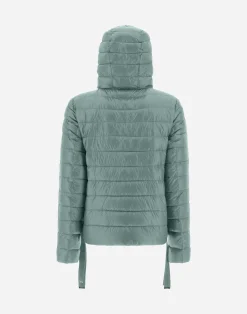 Herno Kurze Daunenjacken-Bomberjacke Mit Kapuze Aus Nylon Ultralight