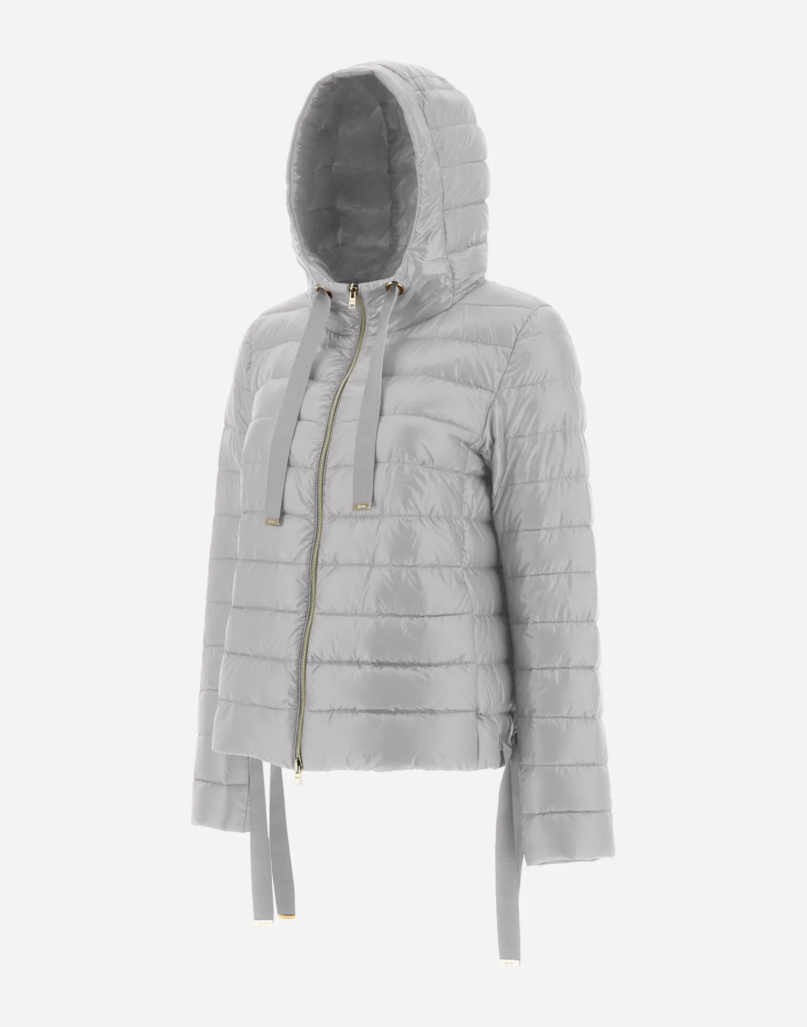 Herno Kurze Daunenjacken-Bomberjacke Mit Kapuze Aus Nylon Ultralight