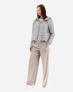 Herno Kurze Daunenjacken-Bomberjacke Mit Kapuze Aus Nylon Ultralight
